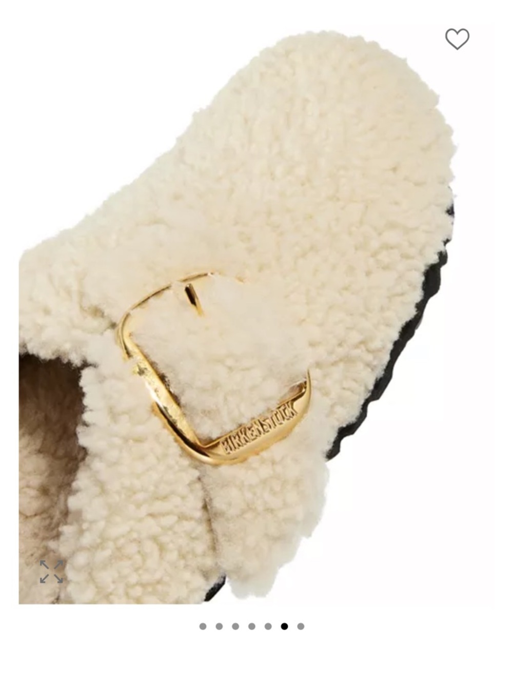 Birkenstock Boston Big Buckle Teddy Shirling Clogs - Picture 4 of 7